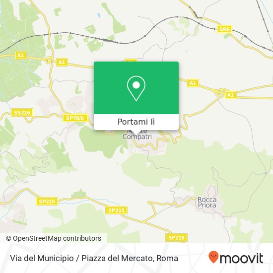 Mappa Via del Municipio / Piazza del Mercato