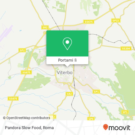 Mappa Pandora Slow Food