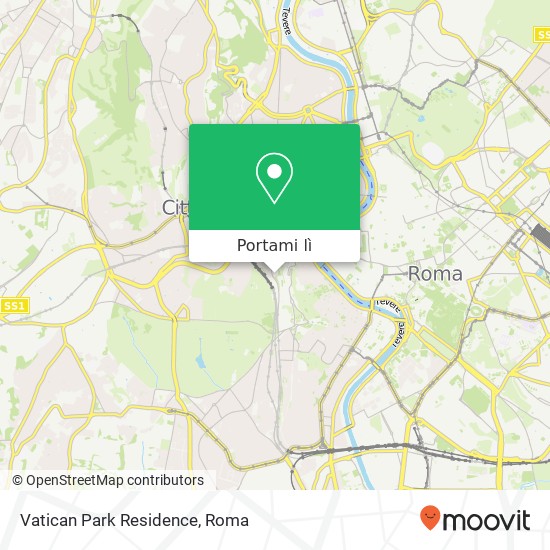 Mappa Vatican Park Residence