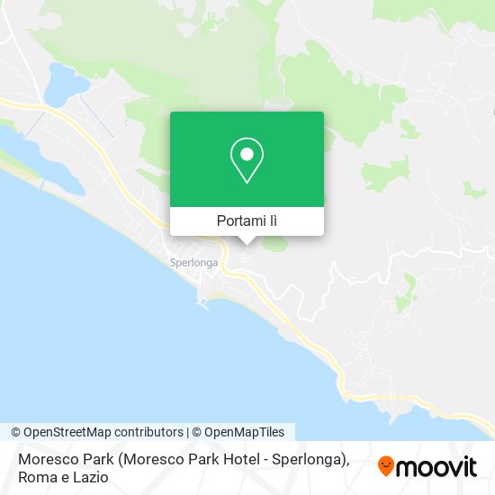 Mappa Moresco Park (Moresco Park Hotel - Sperlonga)