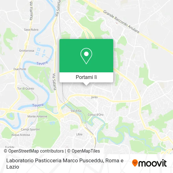 Mappa Laboratorio Pasticceria Marco Pusceddu