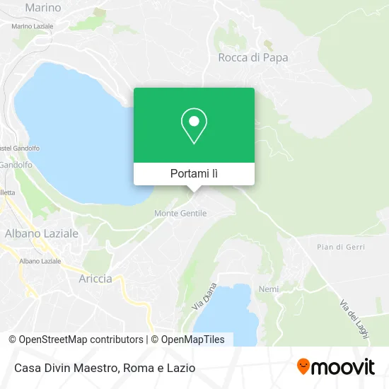 Mappa Casa Divin Maestro