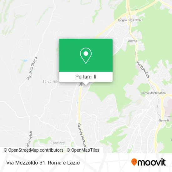 Mappa Via Mezzoldo  31