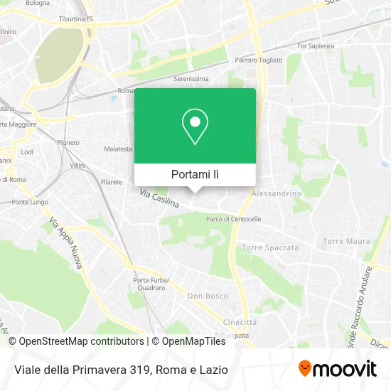 Mappa Viale della Primavera  319
