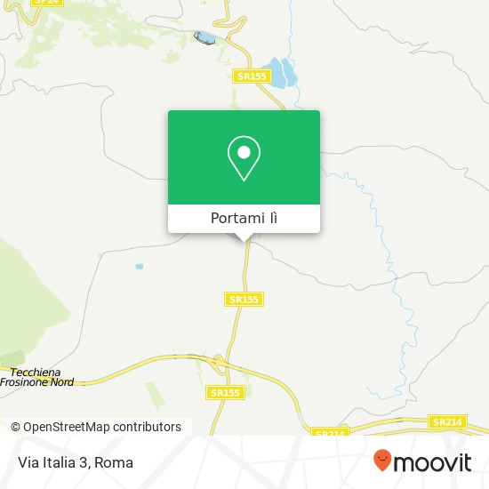 Mappa Via Italia  3