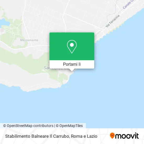 Mappa Stabilimento Balneare Il Carrubo