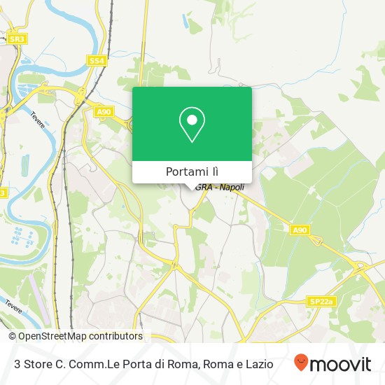 Mappa 3 Store C. Comm.Le Porta di Roma