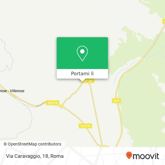Mappa Via Caravaggio, 18