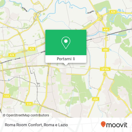 Mappa Roma Room Confort