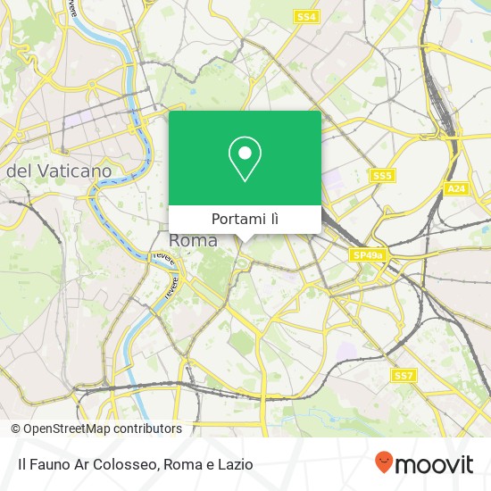 Mappa Il Fauno Ar Colosseo