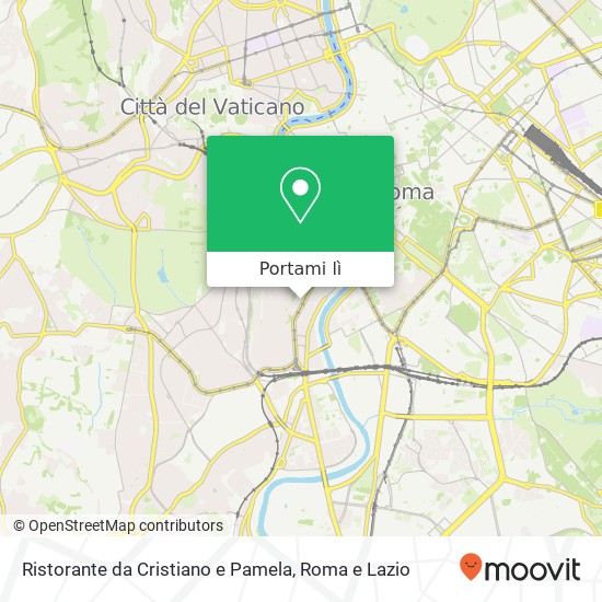 Mappa Ristorante da Cristiano e Pamela