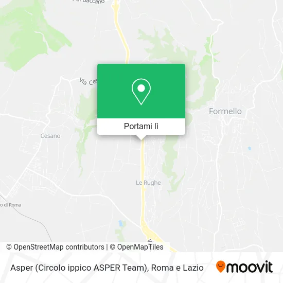 Mappa Asper (Circolo ippico ASPER Team)