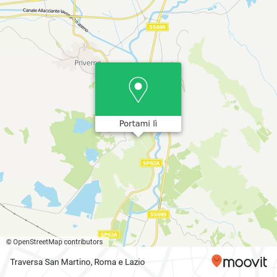 Mappa Traversa San Martino
