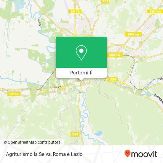 Mappa Agriturismo la Selva