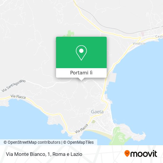 Mappa Via Monte Bianco, 1