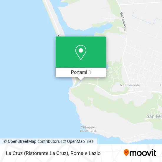 Mappa La Cruz (Ristorante La Cruz)