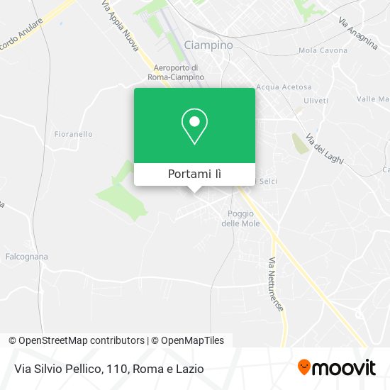 Mappa Via Silvio Pellico, 110