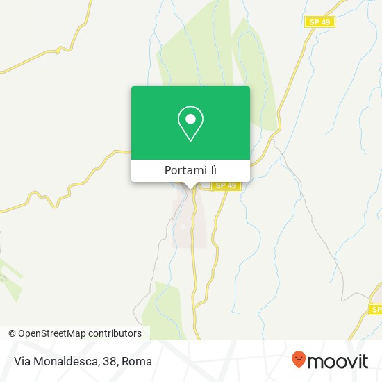 Mappa Via Monaldesca, 38