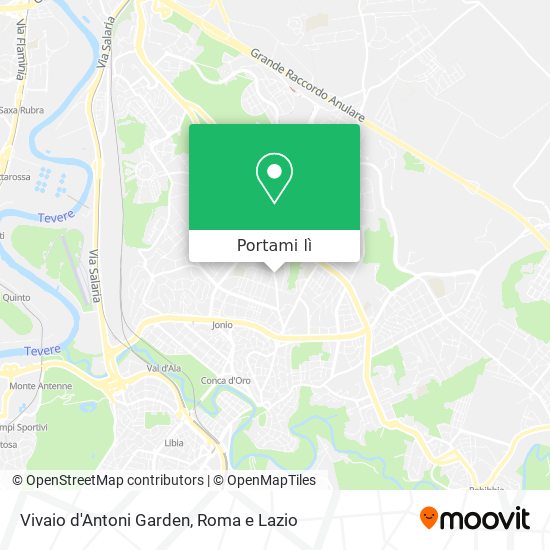 Mappa Vivaio d'Antoni Garden
