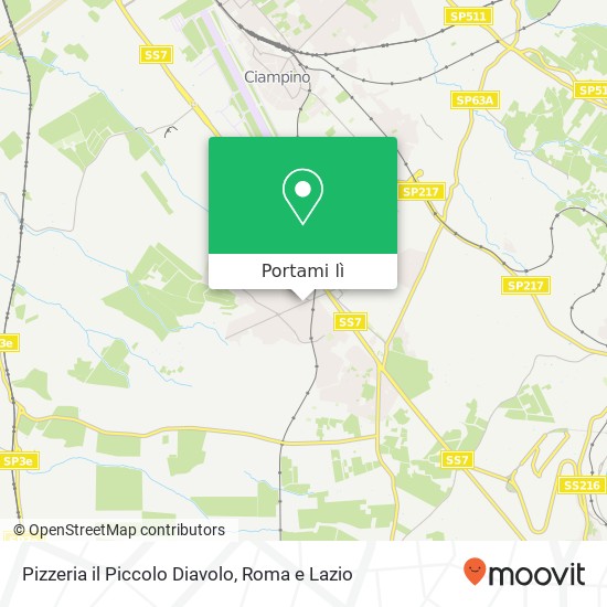 Mappa Pizzeria il Piccolo Diavolo