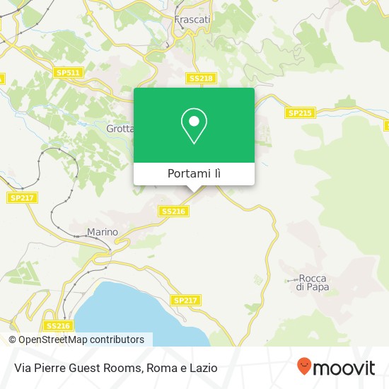 Mappa Via Pierre Guest Rooms