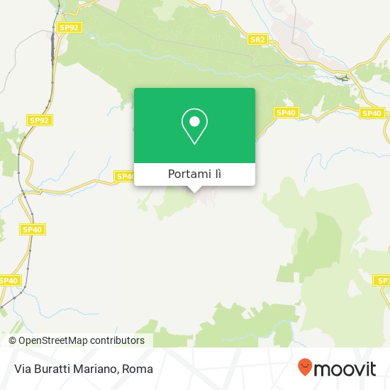 Mappa Via Buratti Mariano