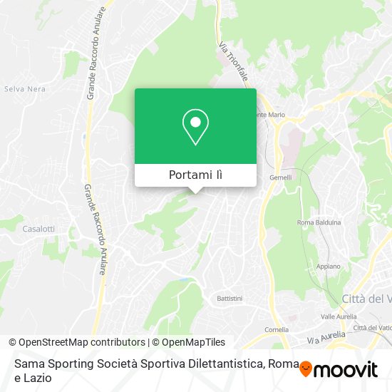 Mappa Sama Sporting Società Sportiva Dilettantistica