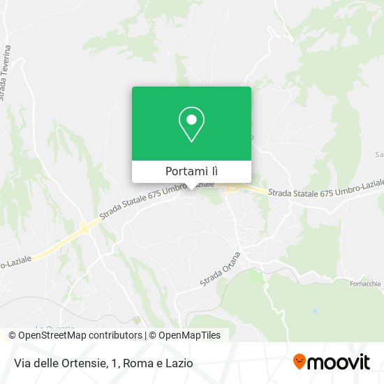 Mappa Via delle Ortensie, 1