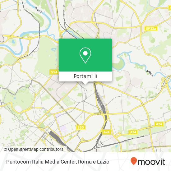 Mappa Puntocom Italia Media Center