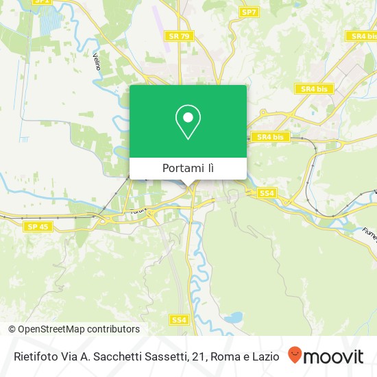 Mappa Rietifoto Via A. Sacchetti Sassetti, 21
