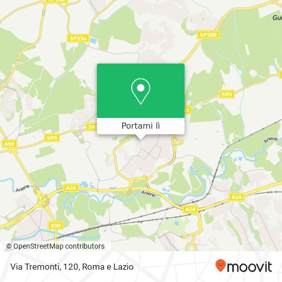 Mappa Via Tremonti, 120