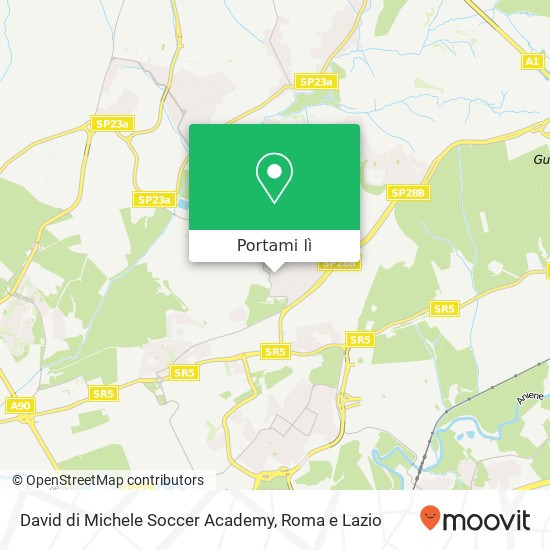 Mappa David di Michele Soccer Academy