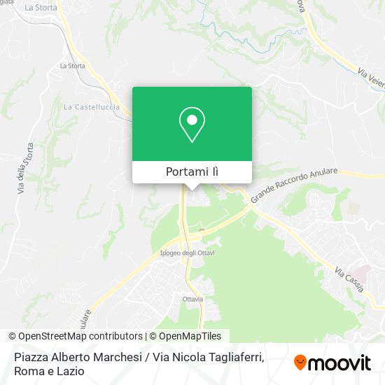 Mappa Piazza Alberto Marchesi / Via Nicola Tagliaferri