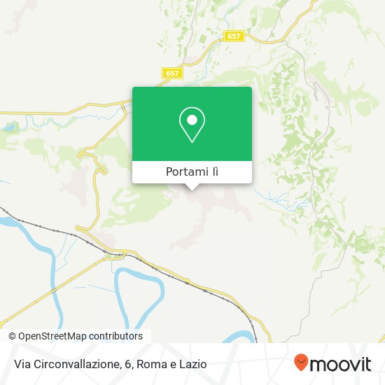 Mappa Via Circonvallazione, 6