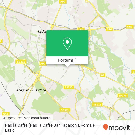 Mappa Paglia Caffè (Paglia Caffe Bar Tabacchi)