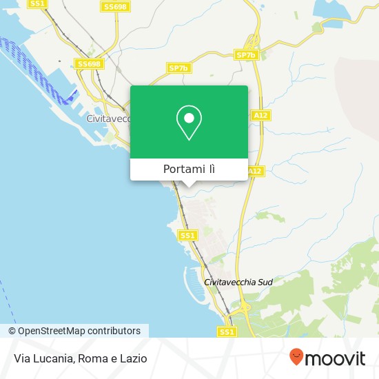 Mappa Via Lucania