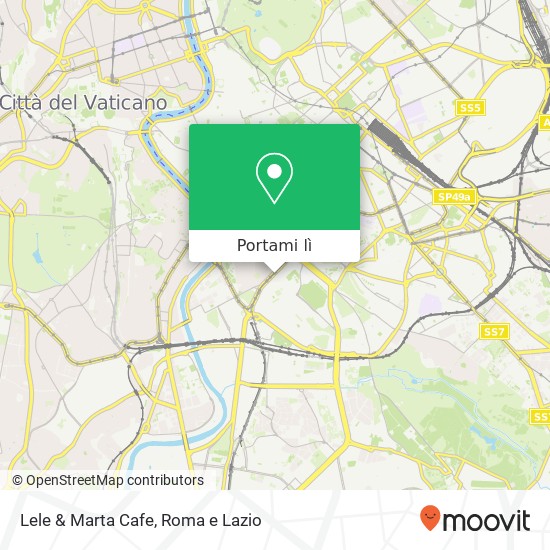 Mappa Lele & Marta Cafe