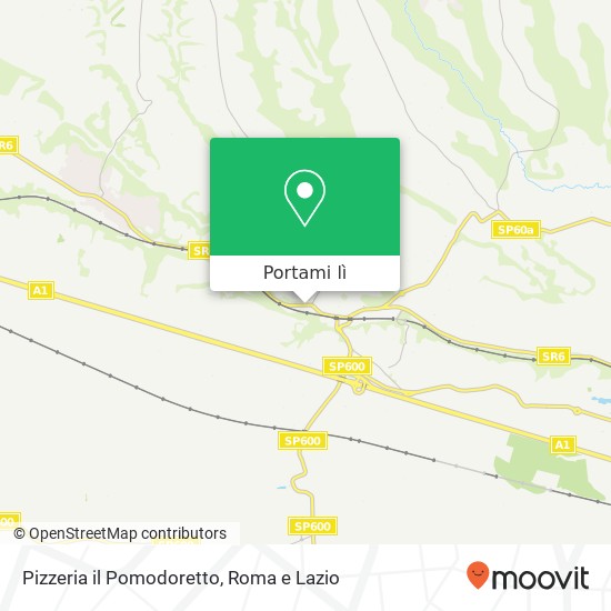 Mappa Pizzeria il Pomodoretto