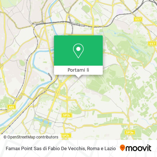 Mappa Famax Point Sas di Fabio De Vecchis