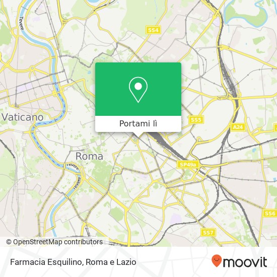 Mappa Farmacia Esquilino