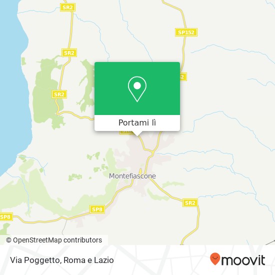 Mappa Via Poggetto