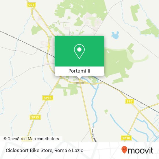 Mappa Ciclosport Bike Store