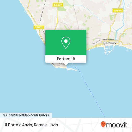 Mappa Il Porto d'Anzio