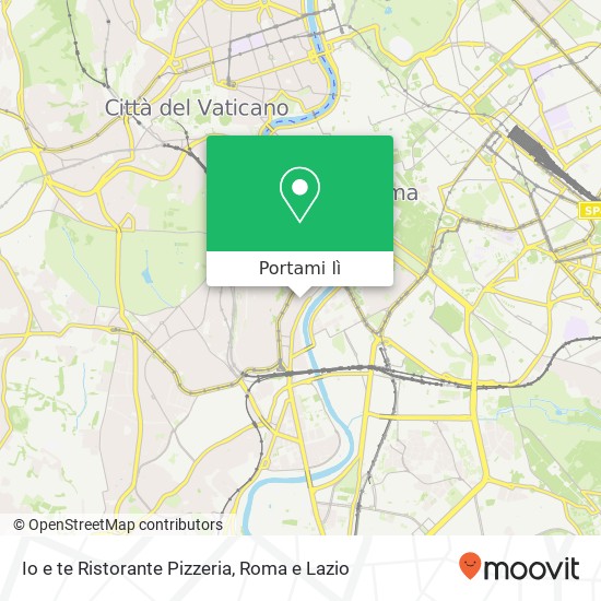 Mappa Io e te Ristorante Pizzeria