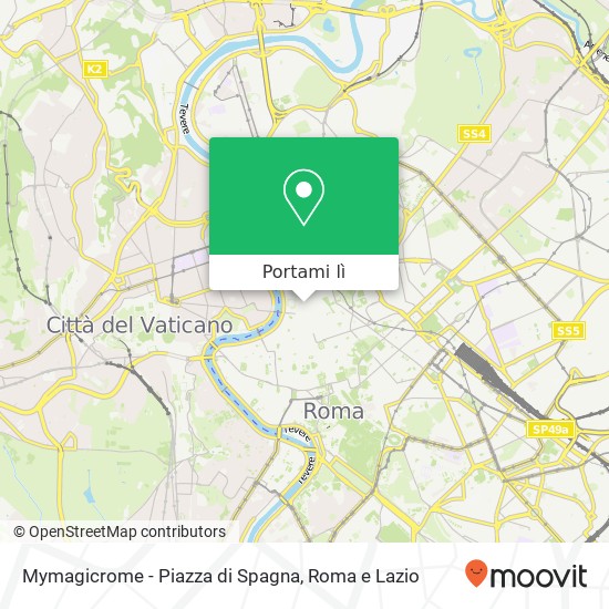 Mappa Mymagicrome - Piazza di Spagna