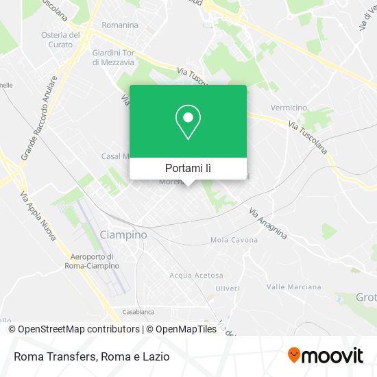Mappa Roma Transfers