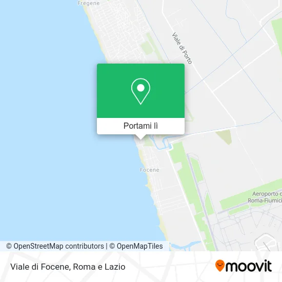 Mappa Viale di Focene