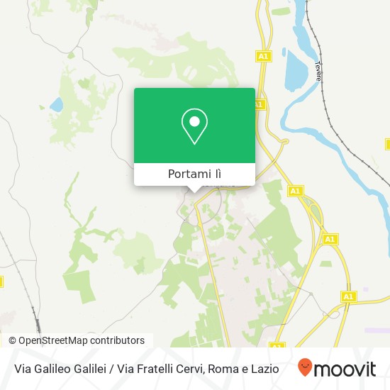 Mappa Via Galileo Galilei / Via Fratelli Cervi