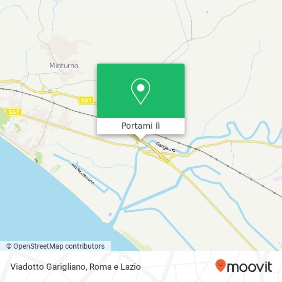 Mappa Viadotto Garigliano