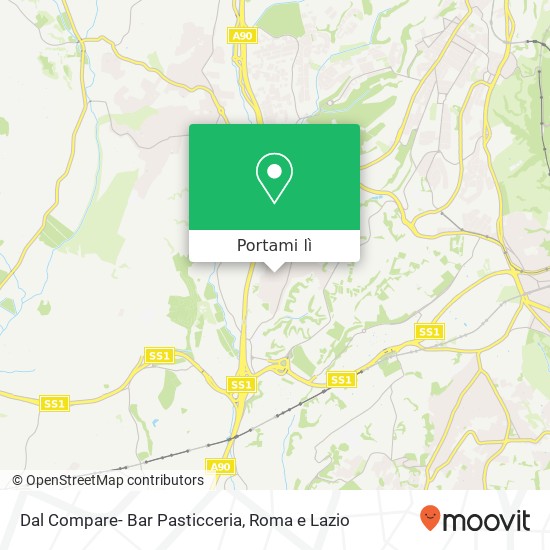 Mappa Dal Compare- Bar Pasticceria